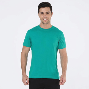 Fabrication professionnelle, 100% coton peigné, anti-boulochage, séchage rapide, coupe ample, 230g, manches courtes, col rond, motif, pour homme - Product Image 1