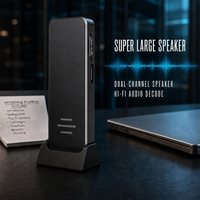 Enregistreur vocal numérique intelligent avec réduction de bruit, écran TFT, 8 Go-32 Go, USB, en métal, enregistre l'audio au format WAV, idéal pour les réunions longue durée
