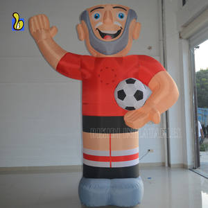 <span class=keywords><strong>Muñeco</strong></span> Inflable Gigante de Abraham Deportista con Balón de Fútbol para los Países Bajos - Product Image 3