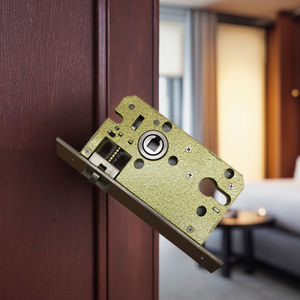 ファクトリーダイレクト<span class=keywords><strong>5845</strong></span>三角ラッチほぞ穴ドアロック本体ステンレス鋼201パネル木製ドア用サイレントラッチ - Product Image 1