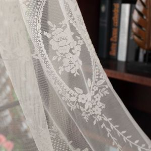 Rideau à motif personnalisé, voile brodé pour salon, rideaux en voile pour chambre à coucher - Product Image 2