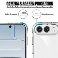 Coque de téléphone transparente magnétique antichoc C0144 pour iPhone Duo