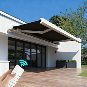 Auvent rétractable à cassette complète de taille personnalisée pour l'extérieur, auvents pour garages, auvents, auvents - Product Image 2