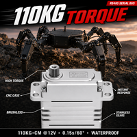 Servomoteur numérique sans balais RS485 110KG 16.8V étanche avec engrenages en acier inoxydable pour bras robotique, vente en gros OEM XQ-POWER S9100D