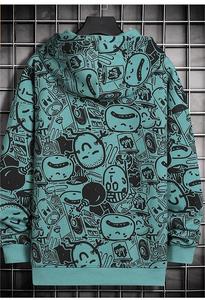 Felpe Oversize Anime YiXin per Uomo <span class=keywords><strong>2022</strong></span>, Comode e Alla Moda, Felpe Invernali Larghe, Casual Hip Hop con Grafiche per Uomo - Product Image 5