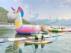 Lona de PVC de 0,9mm <span class=keywords><strong>Unicornio</strong></span> flotante <span class=keywords><strong>gigante</strong></span> Parque acuático inflable <span class=keywords><strong>Unicornio</strong></span> - Product Image 4
