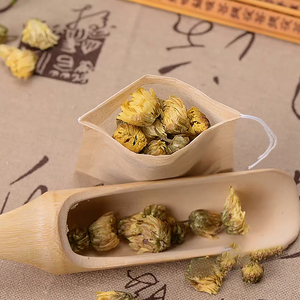 100 pcs gỗ tự nhiên Bột giấy lọc chưa tẩy trắng giấy dây rút rỗng túi trà lọc với chuỗi - Product Image 5