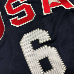 Vente en gros pas cher Dream Team No. <span class=keywords><strong>6</strong></span> <span class=keywords><strong>James</strong></span> Basketball Jersey Grande Taille Respirant Mesh Polyester Séchage Rapide Imprimé Technics - Product Image 5