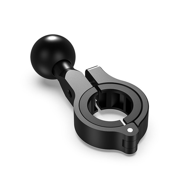 Universal 25mm Ball Head Mount Aluminum Alloy Handlebar Bracket, Fixed Base for Bike & Motorcycle Thin Tube Lock Phone Holder
