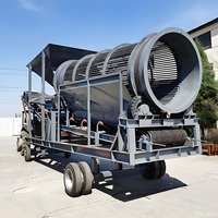 Cribadora Trommel Portátil APEX con Motor para Procesamiento Eficiente de Mineral, Grava, Arena, Tierra Vegetal y Compost