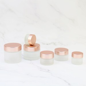 5G 10G 15G 20G 30G 50G 100G Matte Rõ Ràng Mỹ Phẩm Mặt Mắt Kem Cơ Thể Chà Bơ Lọ Thủy Tinh Với Rose Gold Nắp - Product Image 5