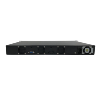 인텔 H87 8GbE LAN 1U 랙마운트 방화벽 라우터 PC 서버 리눅스 UTM 재고 3Gbps 처리량 1M 세션 4포트 SFP VPN 지원