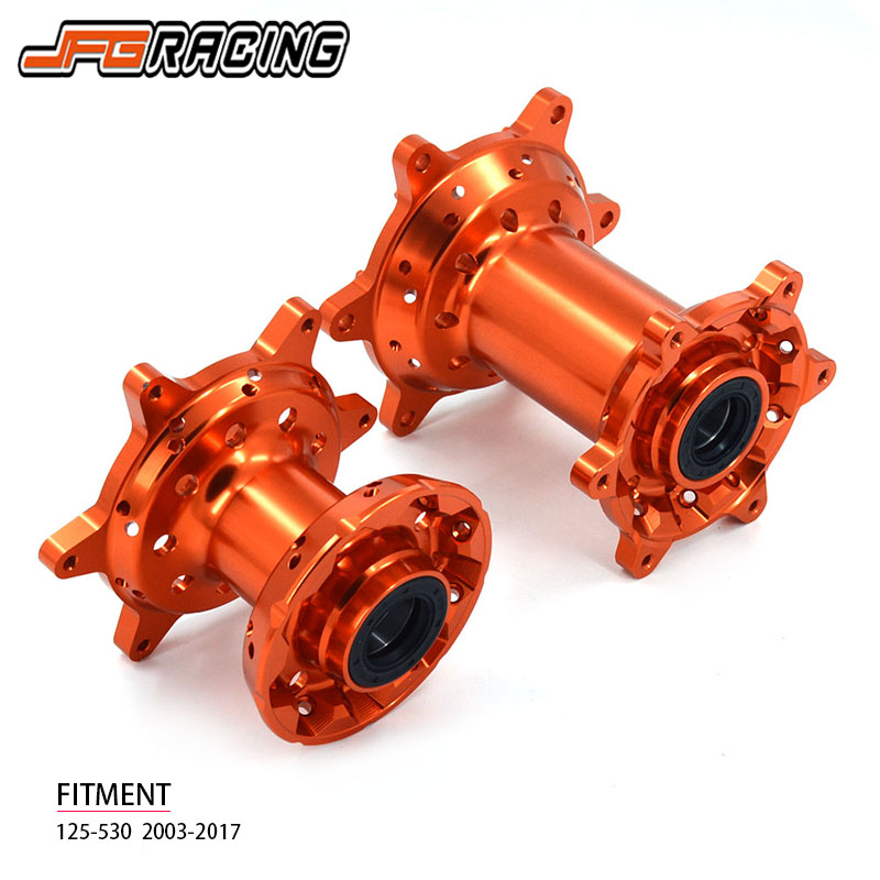 JFG цветные ступицы для мотоцикла с ЧПУ из алюминиевого сплава, ступица для гоночного мотоцикла для KTM внедорожного велосипеда