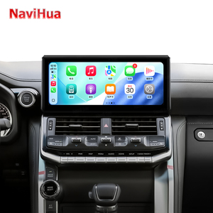 Nueva pantalla táctil de 12.3 pulgadas para Toyota Land Cruiser LC300, radio multimedia Android con Carplay, navegación, unidad principal para automóvil, monitor, actualización. - Product Image 4