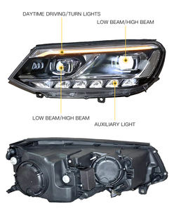 MJ per faro <span class=keywords><strong>Volkswagen</strong></span> Touareg 2011-2015 Vw Touareg <span class=keywords><strong>7P</strong></span> lampada frontale a Led luce anteriore accessori per auto DRL - Product Image 5