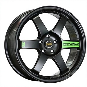 ล้อฟอร์มฟลอว์ ขนาด 18 20 22 นิ้ว 5x114.3 4x100 <span class=keywords><strong>สี</strong></span><span class=keywords><strong>ดำ</strong></span>ด้าน สำหรับ Honda Civic Accord Nissan Altima 350Z Miata Yaris <span class=keywords><strong>SUV</strong></span> - Product Image 1