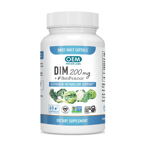 Cápsulas do Diindolymethane do suplemento 200 mg do ODM do OEM DIM, suplementos do DIM para mulheres - Product Image 4