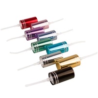 Vente en gros 13mm or noir ruban aluminium buse de parfum parfum pompe de pulvérisation tête de pulvérisation demi-couvercle buse pour bouteille