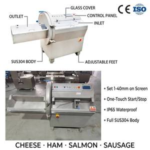 Máquina Picadora Industrial Automática, Cuchilla de Acero Inoxidable, Grosor Ajustable, Capacidad de 500-600 kg/h para Carne Fresca y Congelada - Product Image 4