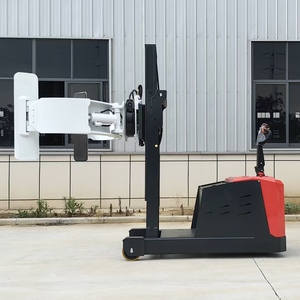 Factory Stock 0.5 Ton 500kg Electric Stacker with Paper Roll <strong>Clamp</strong> Stacker Electric Drum Rotator Electric Lifter <strong>Truck</strong> on Sale - Product Image 5