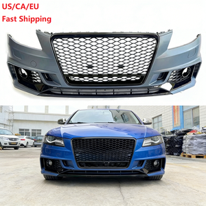 Kits de carrosserie pour <span class=keywords><strong>Audi</strong></span> A4 S4 B8, style <span class=keywords><strong>RS4</strong></span> <span class=keywords><strong>B9</strong></span>, pare-chocs <span class=keywords><strong>avant</strong></span> 2008-2012 avec calandre nid d'abeille, certifié CE, en stock aux États-Unis - Product Image 1