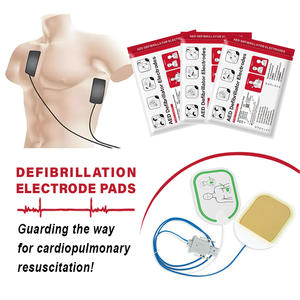 Elettrodi in Schiuma Monouso per Defibrillatore, Adatti Universalmente per Adulti/Bambini, Defibrillatori Esterni Automatici AED Medici - Product Image 4