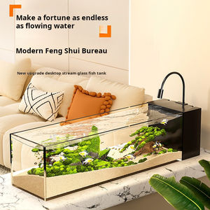 Aquarium Écologique 5W en Verre Ultra-Clair 220V 2025, Paysage de Bureau pour Salon, pour Poissons Rouges et Poissons d'Amérique du Sud, Nouveau - Product Image 4