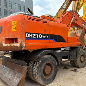 Excavatrice sur pneus Doosan DH210W en excellent état, peinture d'origine, moteur puissant, système hydraulique fluide, prix abordable, expédition rapide - Product Image 3