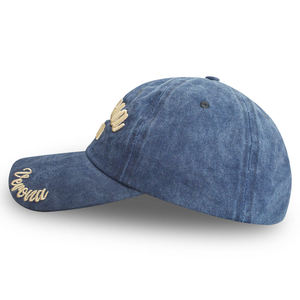 Casquette de baseball rétro en coton lavé avec logo personnalisé, casquettes de sport vintage - Product Image 4