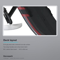 Havospark Challenger Jet Efoil, propulsion par jet d'eau, fibre de carbone, 4,5 kW, 89 L, hydrofoil électrique, vente en gros OEM