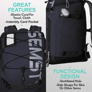 Muestras Gratis, Casco Personalizado, Gafas, Guantes, Esquís, Bolsa para Botas de Snowboard, Mochila Impermeable de Gran Capacidad para Botas de Esquí - Product Image 3