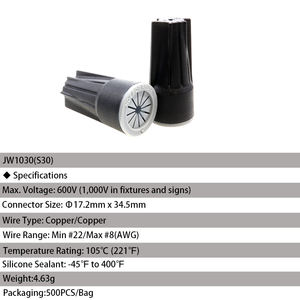 S1防水ワイヤーナット #12-# 22AWG - Product Image 6