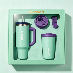 Nuovo Arrivo: Set di Tazze da Viaggio Termiche in Acciaio Inox da 40 oz con Logo Personalizzato + Tazza da Caffè da 14 oz - Product Image 5