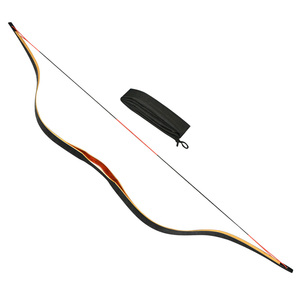 Arc long de chasse en bois de carthame de 55 pouces, arc recurvé <span class=keywords><strong>traditionnel</strong></span> pour la chasse - Product Image 5
