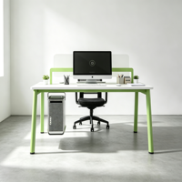 Poste de travail en cubicle à cloisonnement élevé avec panneaux acoustiques insonorisants pour mobilier de bureau professionnel et commercial