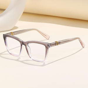 แว่นตาออพติคอลทรงสี่เหลี่ยมใหม่สำหรับผู้ชาย วัสดุ PC กรอบเต็ม ป้องกันแสงสีฟ้า ป้องกันรังสียูวี - Product Image 3