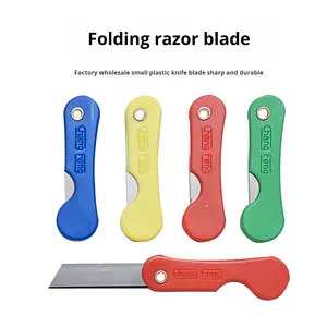 Couteau utilitaire en plastique coloré avec taille-crayon étudiant à lame en acier et coupe-papier pour couteau de déballage de papier peint Film - Product Image 1