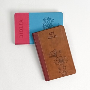 Độc Quyền Kích Thước Lớn Song Ngữ Kinh Thánh Tùy Biến Đầy Đủ Màu Sắc Dấu Ấn PU Da Bìa Kinh Thánh Cuốn Sách - Product Image 6
