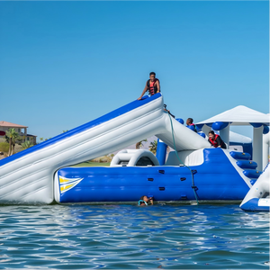 Nouveauté : Toboggan aquatique gonflable et structure d'escalade pour lacs et piscines - Product Image 2