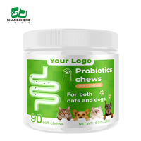 Probiotiques sous forme de friandises molles pour chiens et chats, marque privée OEM, améliorent la diarrhée, les allergies, renforcent l'immunité, absorption rapide, sûrs, 3G, santé digestive