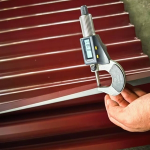 Color Coated GI PPGI Iron Corrugated Metal Roofing <strong>Sheets</strong> Galvanized BS Standard Cutting Bending Welding TISI - Product Image 1