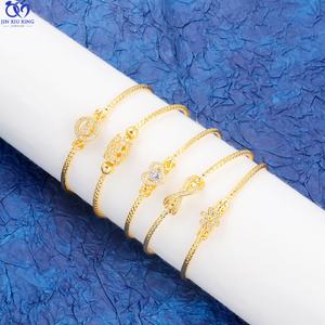 Charme personnalisé plaqué or 24 carats pour bracelet pour bébé, enfant, femme - Collection exclusive de bracelets et de joncs - Product Image 3