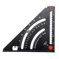 2 en 1 bras extensible Portable alliage d'aluminium menuiserie pliable outils de menuiserie multifonctionnels Triangle règle carrée