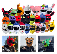 Housse de casque de moto en peluche motif Père Noël, chaude et anti-rayures, pour casque intégral, idéale comme cadeau de Noël pour le plaisir des sorties hivernales