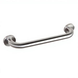 Modern Design 304 Stainless Steel Handrail Brushed Finish Silver Color <b>Wall</b>-<b>Mounted</b> Stair Kitchen Bathroom Hotel Shower-5-Year - Product Image 2