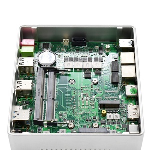 Mini PC I7-10510U I5/i3 2*DDR4 2*Lan M.2 NVMe NUC Windows 10 WiFi Computadora Delgada 4K TV Box PC Gamer - Product Image 4