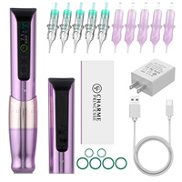 Ensemble de machine à tatouer PMU pour salon de beauté 2026, course réglable, machine PMU sans fil professionnelle pour les lèvres et les sourcils