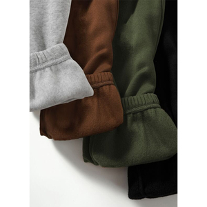 Streetwear High Quality Blank Sweatpants Custom logo Fleece Cotton Wide Leg Pants <strong>Baggy</strong> <strong>Trousers</strong> <strong>for</strong> <strong>Women</strong> - Product Image 2