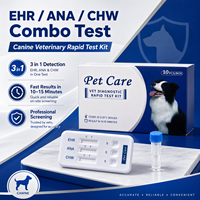 Kit de Prueba Rápida de Antígeno del Virus del Parvovirus Canino para Clínicas Veterinarias, Prueba Rápida de CPV Ag, Kit de Manejo de Muestras Sencillo