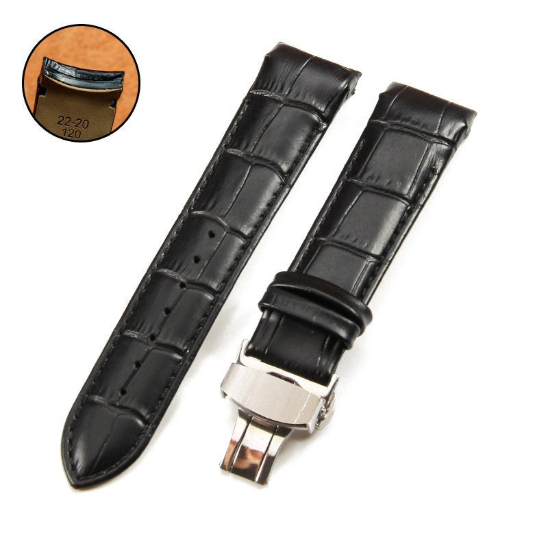 Black silver buckle